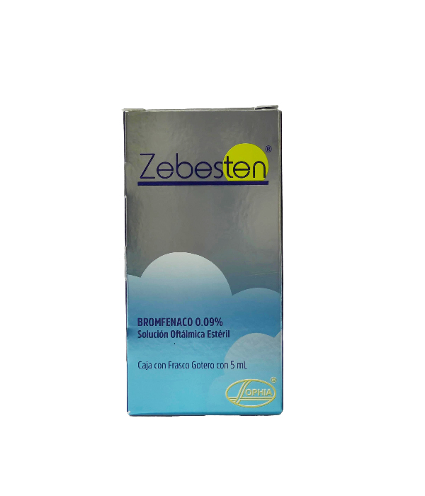 ZEBESTEN SOLUCION OFTALMICA 0.09% FRASCO X 5 ML